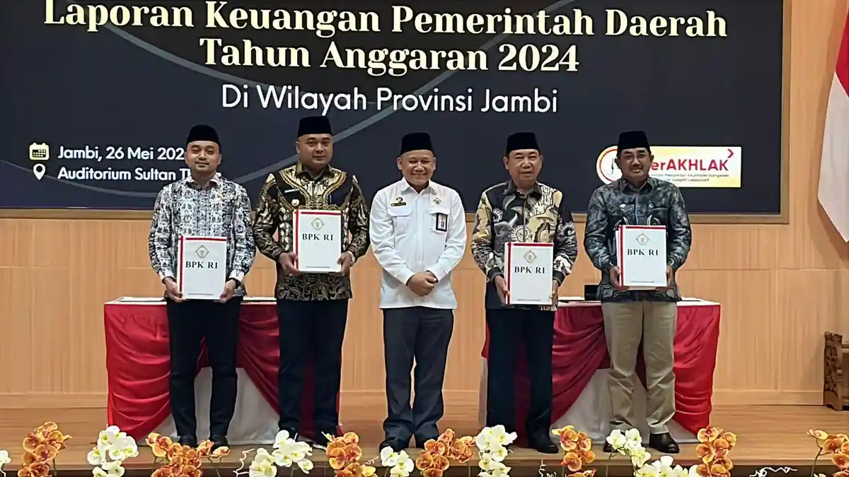 Pemkab Tebo Raih Opini WTP ke-10 Berturut-turut dari BPK RI