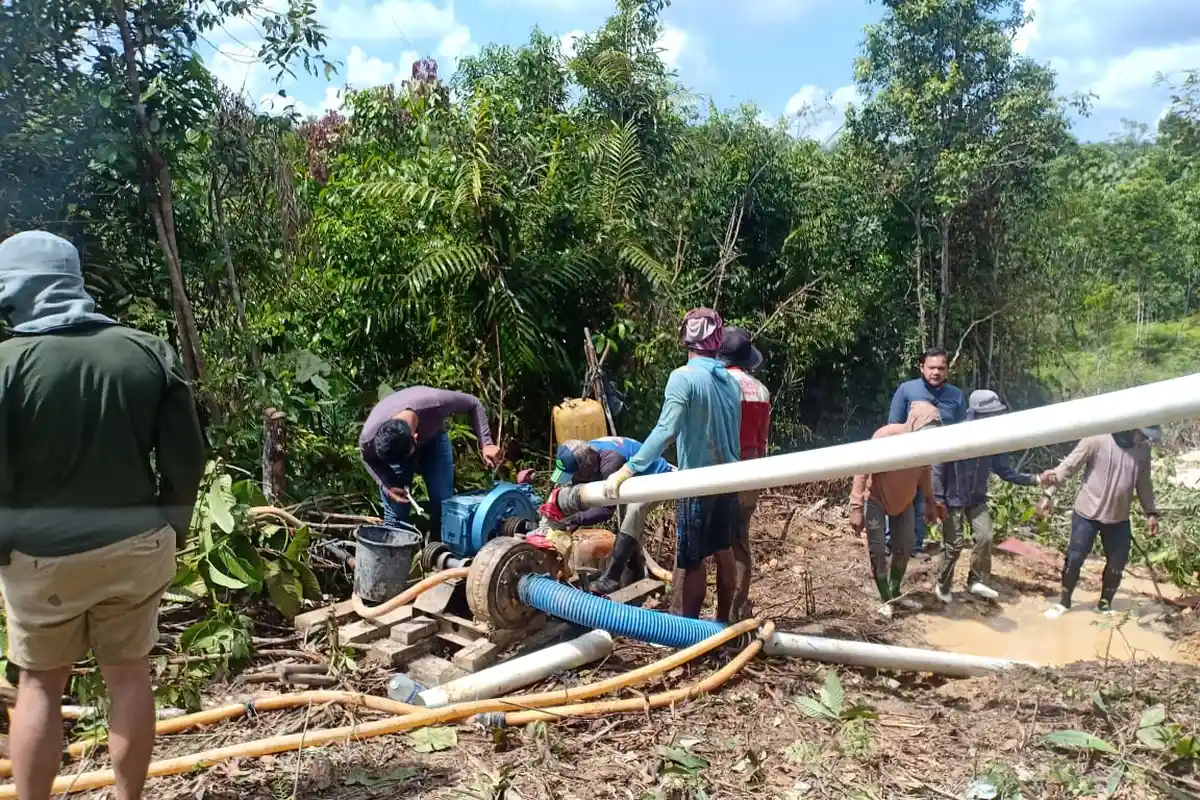 7 Pekerja PETI di Sarolangun Ditangkap Polisi, Pemilik Modal Masih Diselidiki