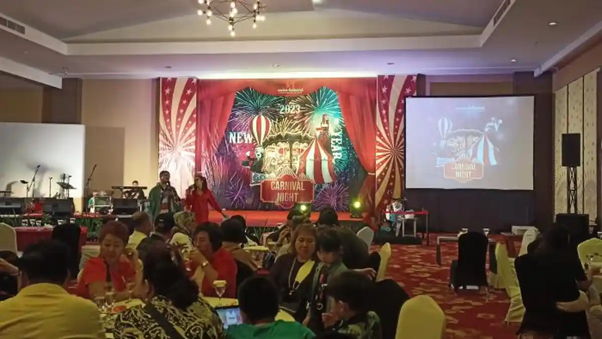 Malam Tahun Baru ala Swissbell Hotel, Gala Dinner Bertema Food Carnival