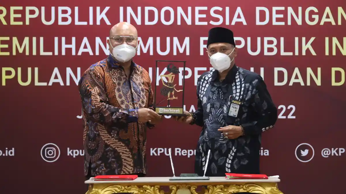 KPU RI Gandeng Tribun Tingkat Kualitas Demokrasi pada Pemilu 2024