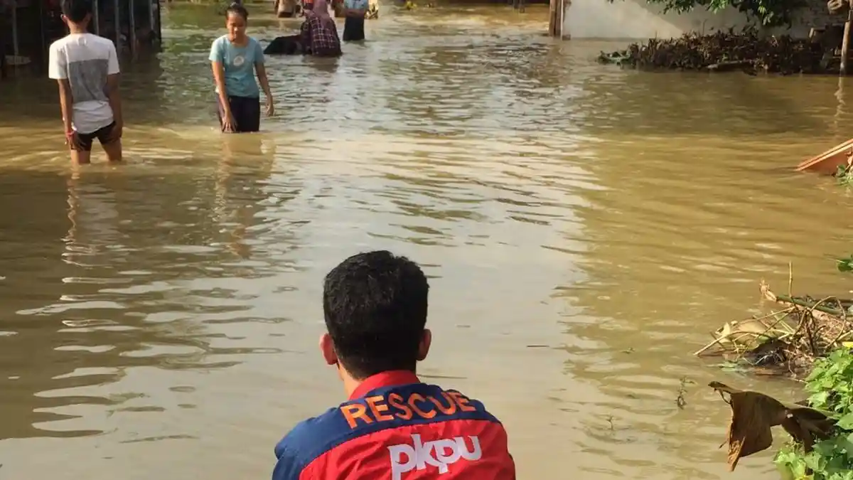 Dusun Pulau Rambai Kampar Timur yang Berpenduduk 900 Jiwa  Dikepung Banjir