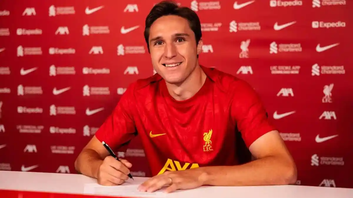 RESMI Federico Chiesa Bela Liverpool Ditransfer dari Juve 256 M, The Reds Optimis Juara Liga Inggris