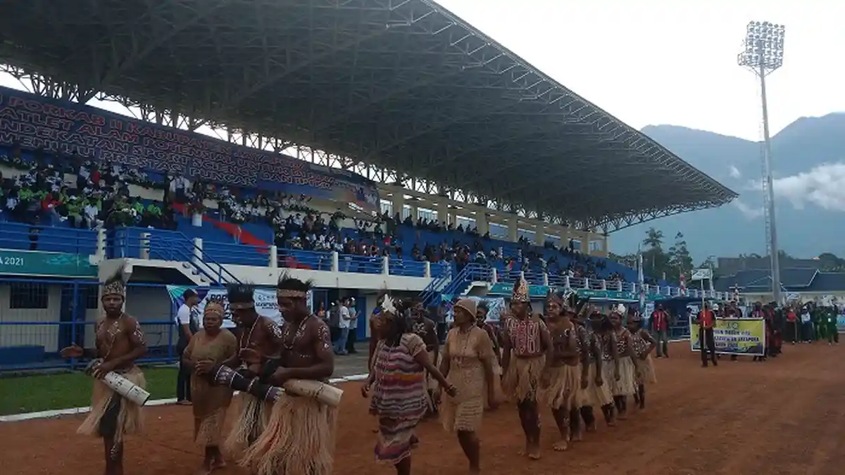 Stadion Barnabas Youwe Sentani Siap untuk Pembukaan KMAN VI, Panitia ...