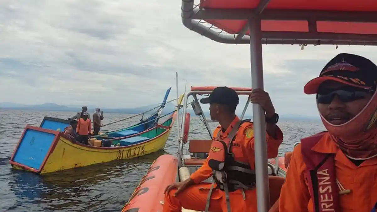 Nelayan Pidie Hilang Kontak saat Melaut, SAR Bersama TNI Sisir Selat Malaka