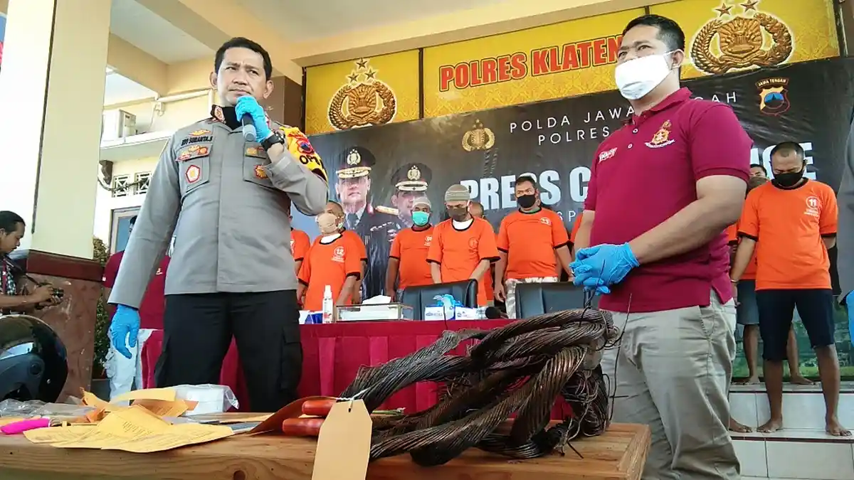 Polres Klaten Ringkus 15 Pelaku Kejahatan selama Operasi Sikat Candi
