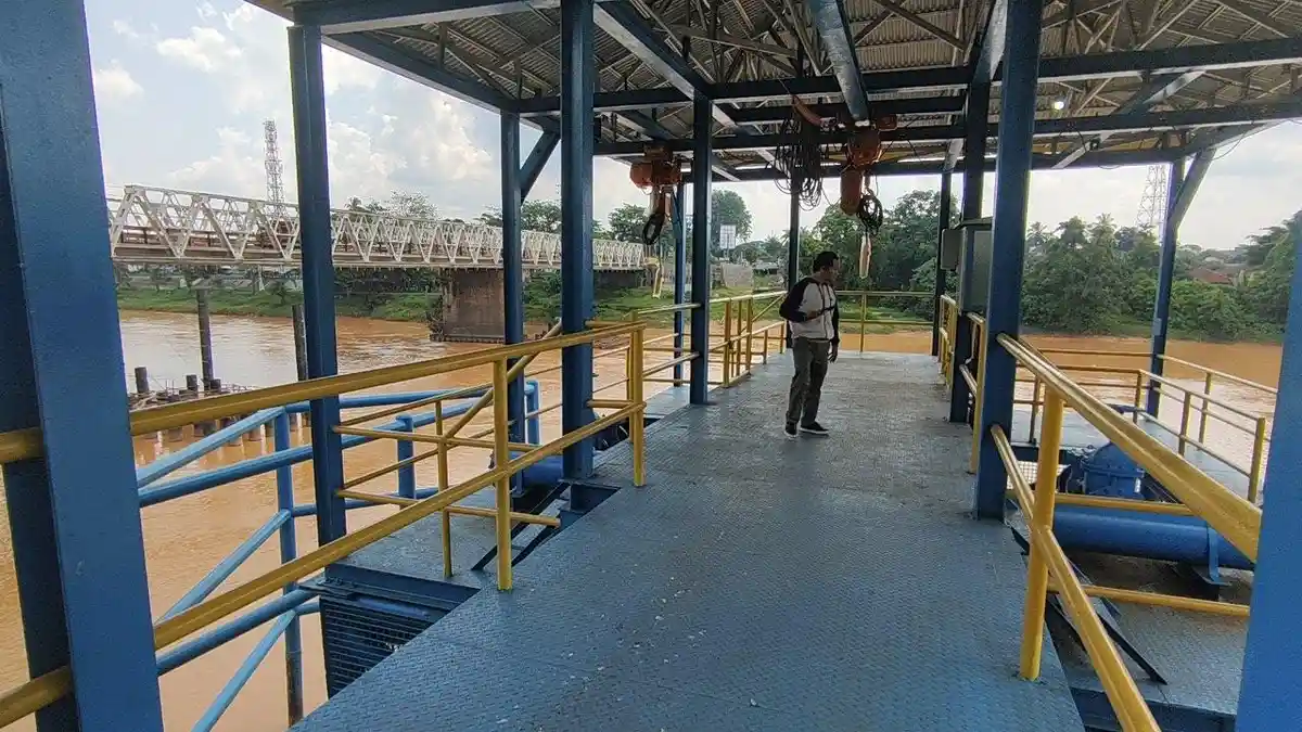 Tingkat Kekeruhan Air Sungai Batang Tembesi Tembus 1.000an NTU