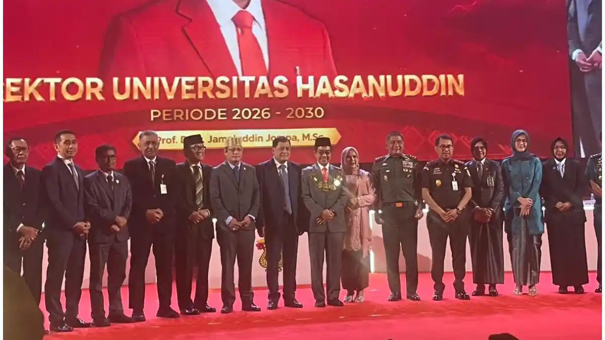 Daftar 4 Anggota DPR RI dan 2 Senator Hadiri Pelantikan Rektor Unhas Prof JJ