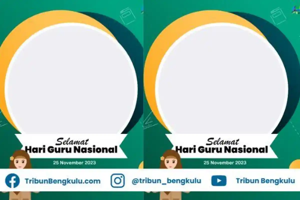 45 Link Twibbon Hari Guru Nasional 25 November 2023 Lengkap Cara Buat, Desain Terbaru dan Gratis