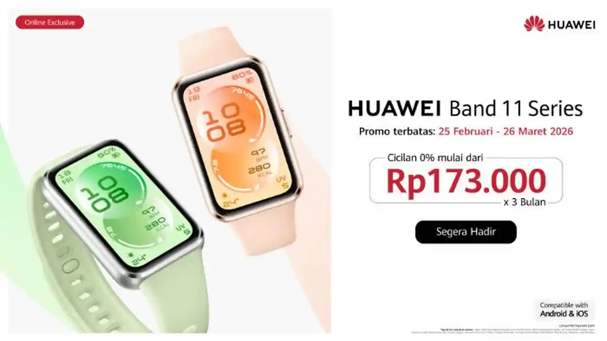 HUAWEI Buka Penjualan Perdana HUAWEI Band 11 Series di Indonesia, Harga ...