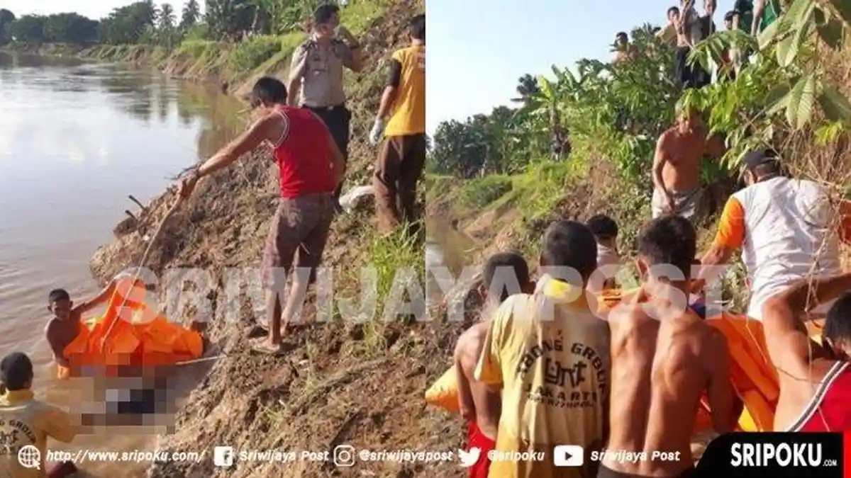 Mayat tanpa Identitas Ditemukan Dekat Mesin Sedot Pasir di PALI, Kenakan Kaos Putih