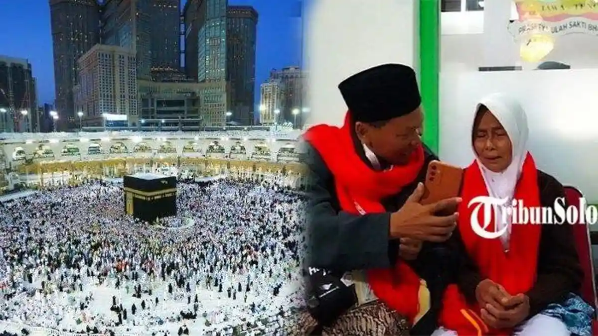 TANGIS Mbah Marsini, Tak Mau Masuk Gedung Pemeriksaan Haji di Embarkasi Solo, Pilu Pikirkan Keluarga