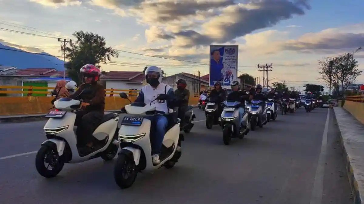 Honda Sulteng Ajak Konsumen Rasakan Pengalaman Berkendara Motor Listrik di Sigi