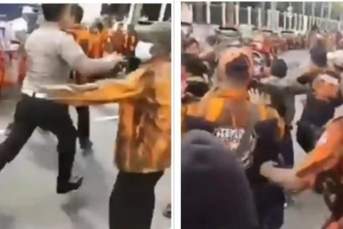 Kondisi Polisi yang Dikeroyok Pemuda Pancasila Saat Amankan Demo, Penanggung Jawab Dipanggil Polda