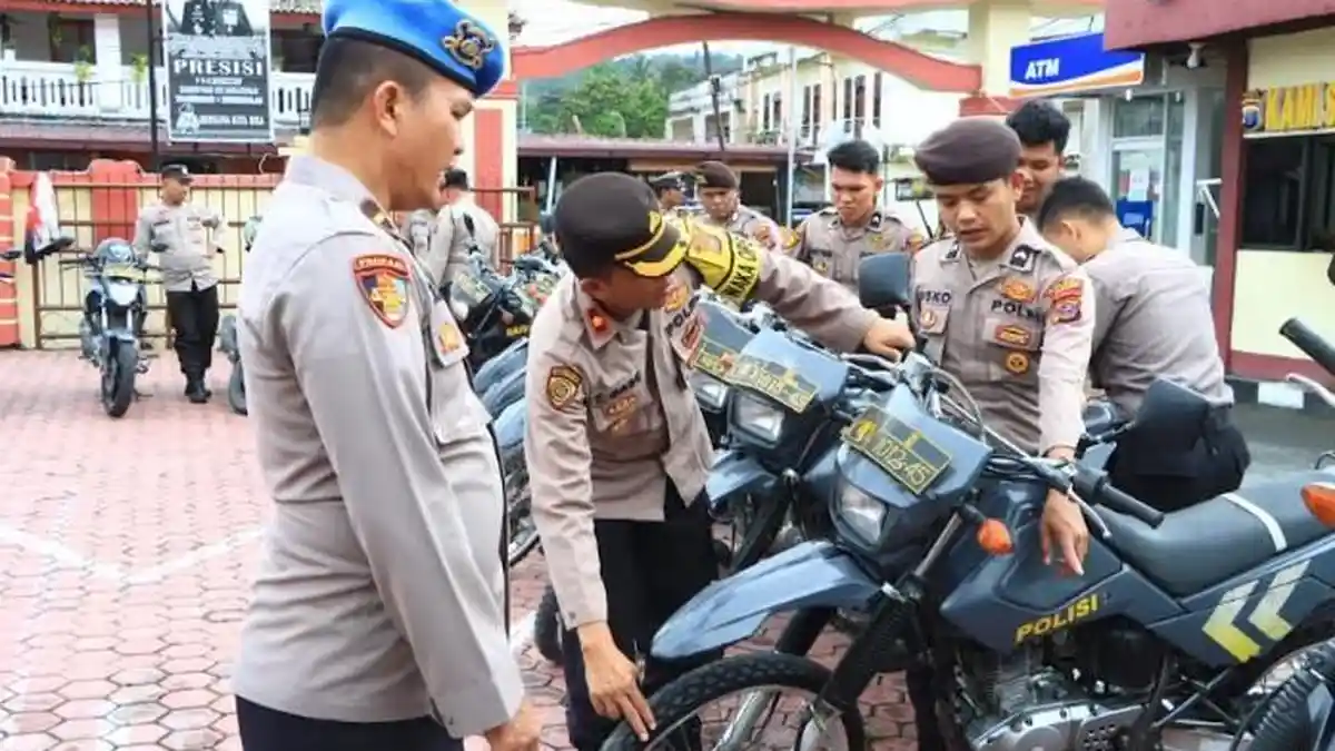 Jelang Pilkada 2024 Serentak, Polres Samosir Siagakan Kendaraan Pengamanan
