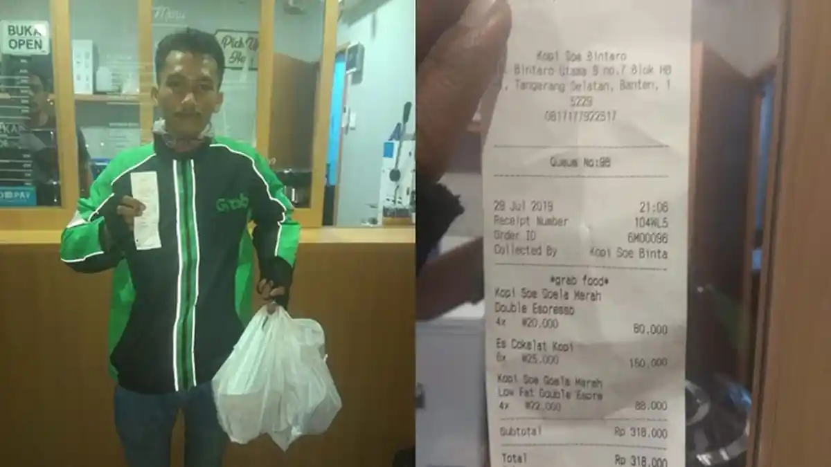 Kisah Ojek Online Terima Order Fiktif, Dapat Orderan 14 Kopi Tapi yang Ditemui Hanya Rumah Kosong