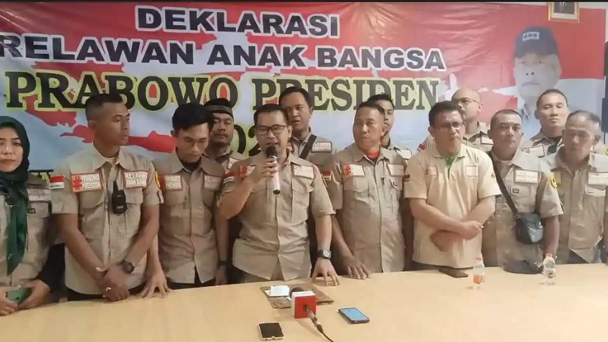 Relawan Anak Bangsa Deklarasi Dukung Prabowo Capres 2024