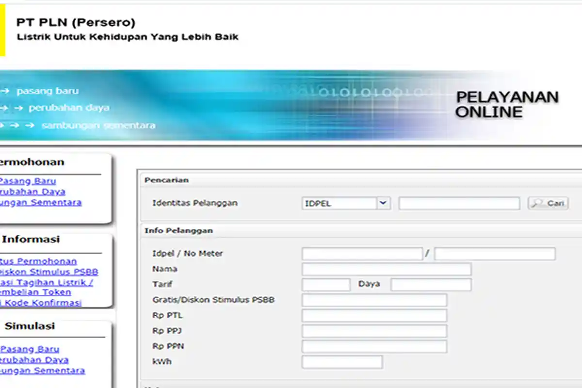 LAYANAN Token Listrik Gratis www.pln.co.id Error, PLN Pastikan Bertahap Hingga 11 April 2020
