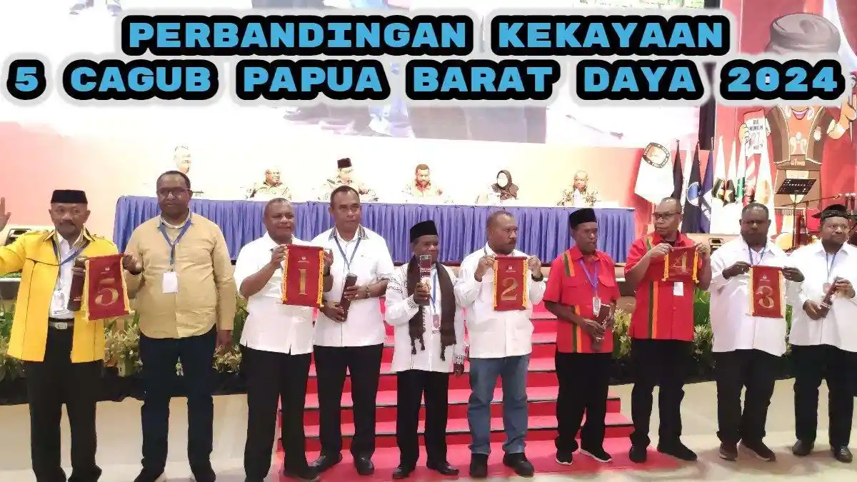 5 Calon Gubernur Papua Barat Daya, Cuma 1 Orang Punya Modal Besar