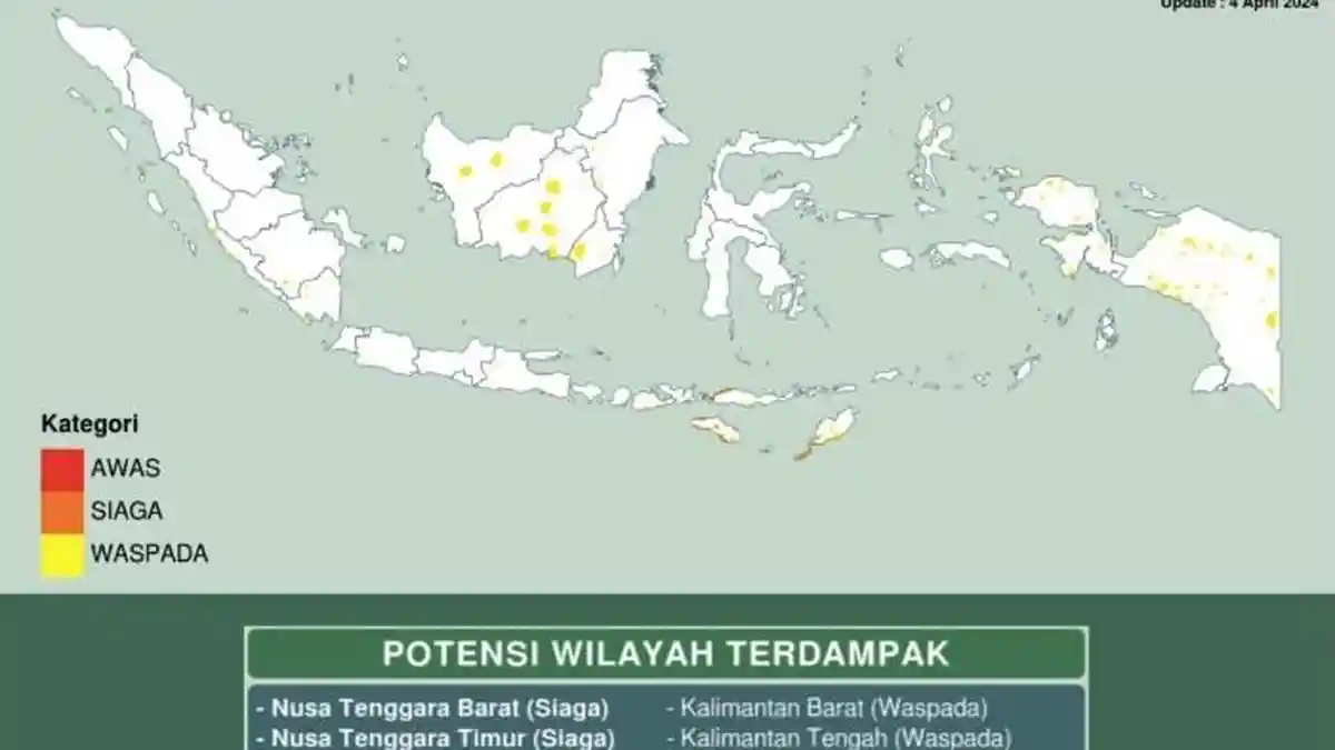 BREAKING NEWS: NTT Terdampak Bibit Siklon Tropis 96S, Cuaca Ekstrem Hingga 11 April 2024