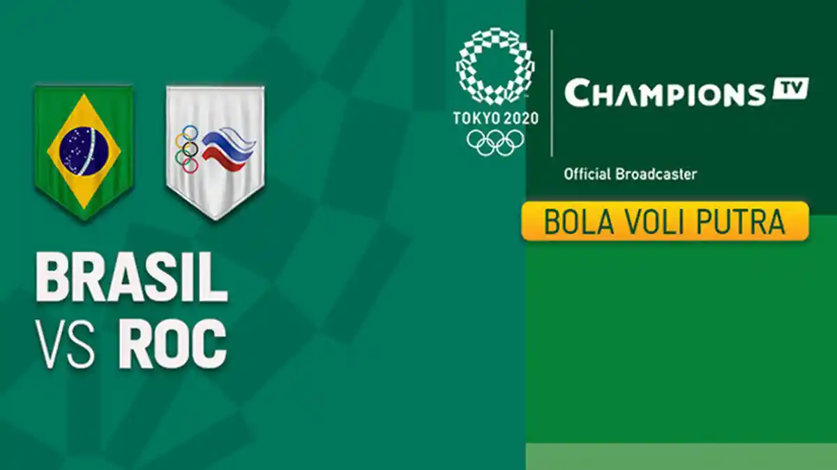 Live Hasil Brasil vs ROC Bola Voli Putra Olimpiade Tokyo Babak Semifinal Hari Ini Live