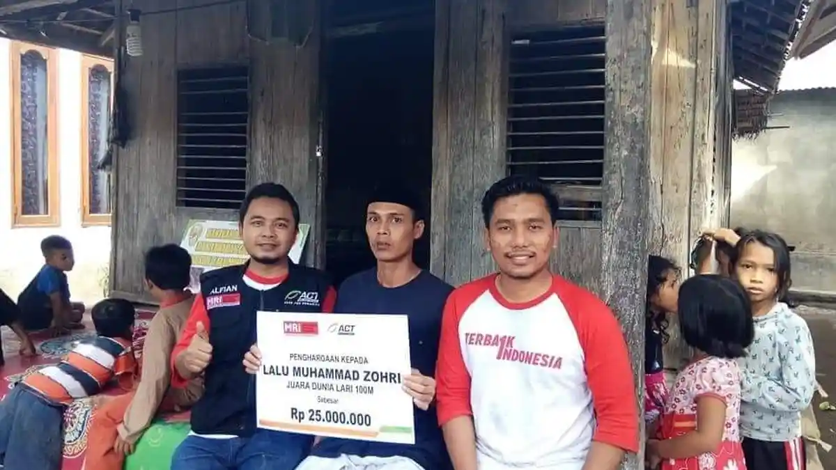 Bantuan Tunai hingga Modal Usaha: Apresiasi ACT untuk Zohri