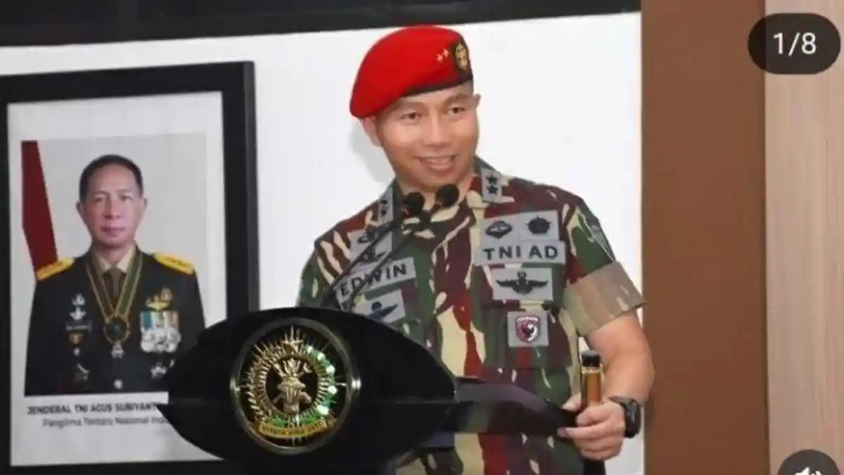 Biodata Mayjen TNI Edwin Adrian Sumantha, Komandan Paspampres, Pernah Jadi Ajudan Wapres