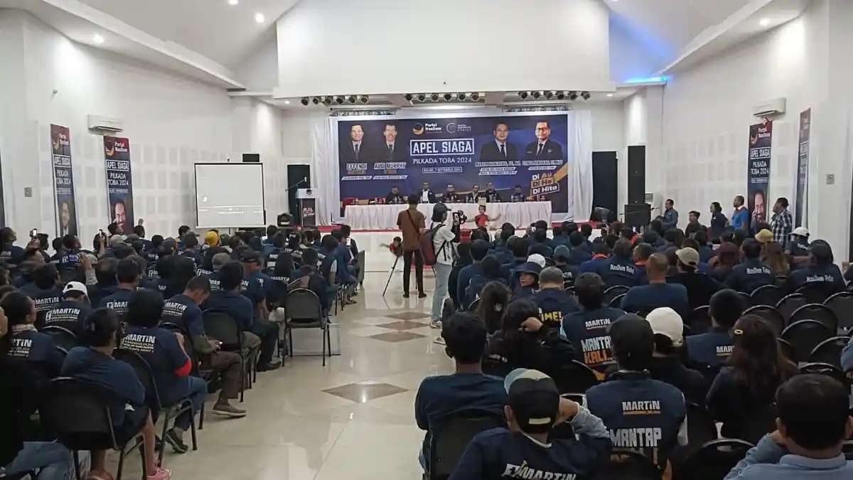 Apel Siaga Nasdem Toba Jelang Pilkada, Martin Manurung: Effendi-Murphy Paslon Paling Pas
