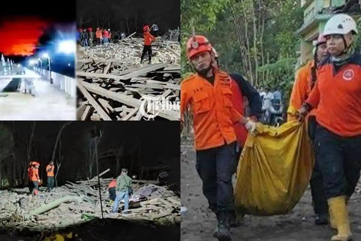 Ledakan Diblitar Rata dengan Tanah, 25 Rumah Hancur, 4 Orang Tewas, Potongan Manusia Bertebaran