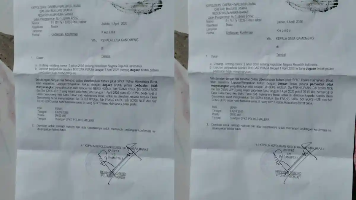 5 Pemuda Mabuk Bawa Sajam Ngamuk di Jalanan, Warga Halbar Resah