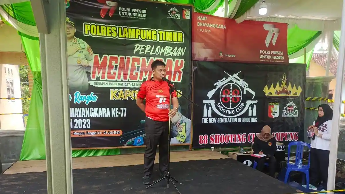 Jajaran Polda Lampung Bakal Agendakan Rutin Lomba Menembak di Lamtim