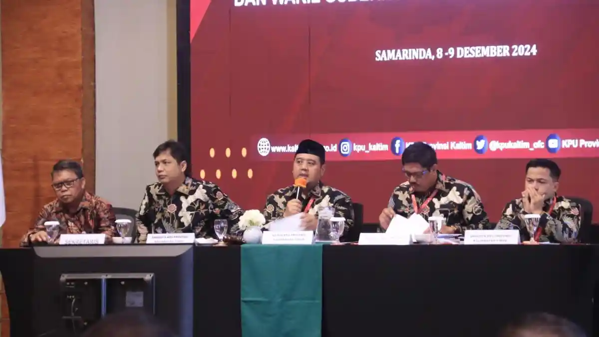 Update Rapat Pleno Pilkada Kaltim Tingkat Provinsi, 4 Daerah Sedang Proses Pencermatan