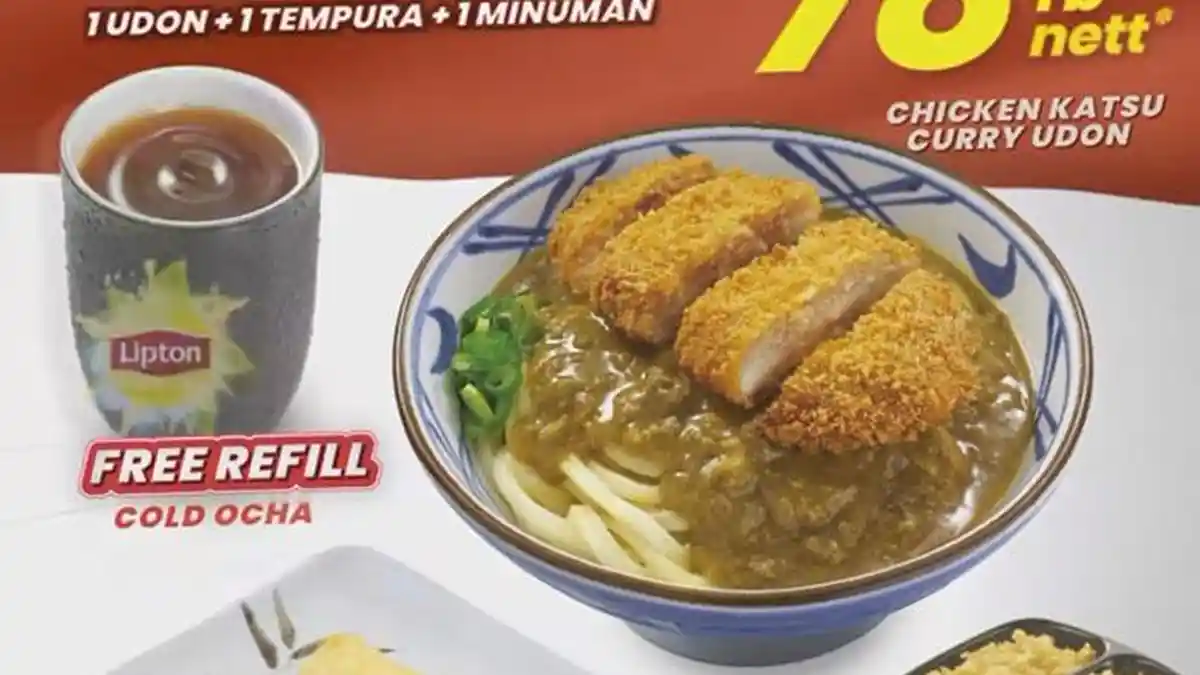 Promo Hari Kemerdekaan RI, Ada Paket Merdeka Marugame Udo