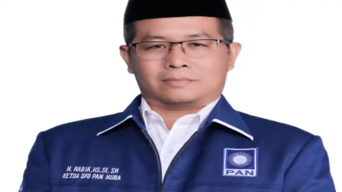 H Rabik Kembali Dipilih sebagai Ketua DPD PAN Muba untuk Periode 2020-2025, Ini Pertimbangannya