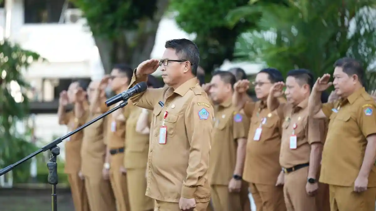 Sekdaprov Sulut Tahlis Gallang Pimpin Apel Kerja Bersama Awal Februari 2026