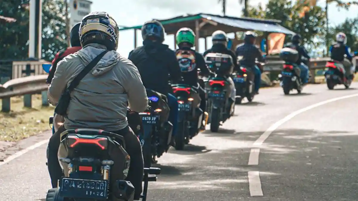 20 Bikers Honda di Papua Antusias Ikuti Honda Bikers Land