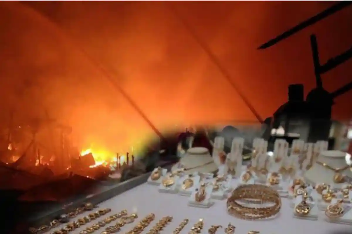 Kebakaran Terjadi,Tak Membantu Memadamkan, Pria Ini Justru Mencuri dan Melarikan Diri