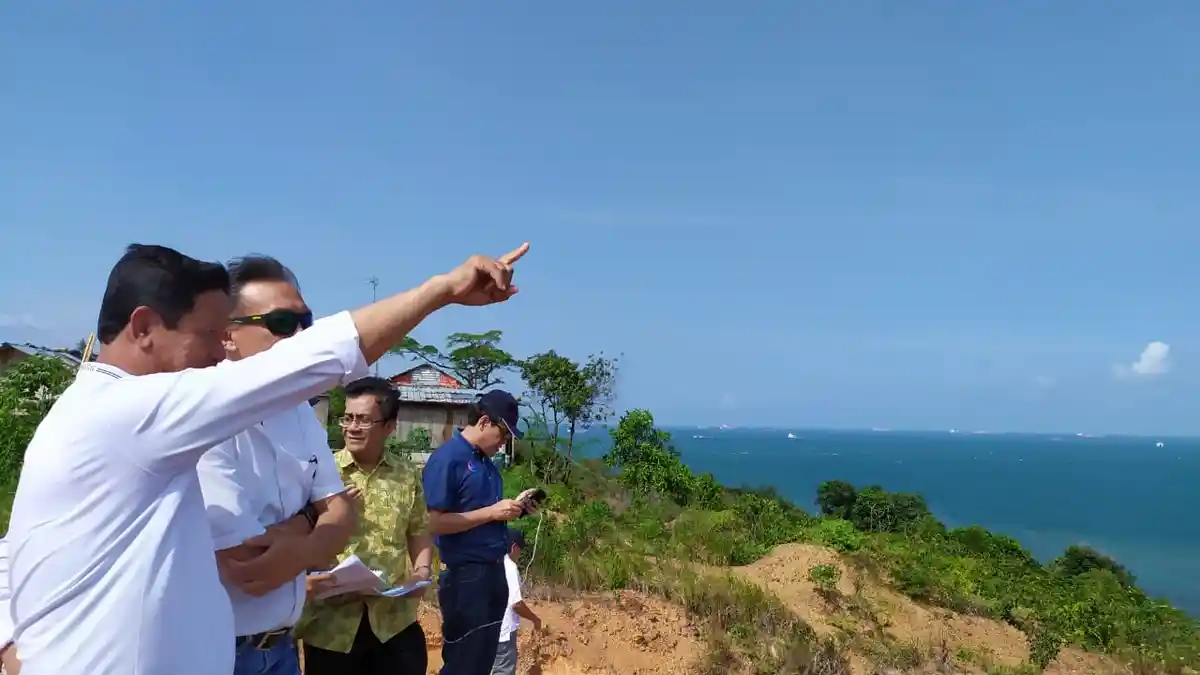 Ad Interim Governor Isdianto Review The Location of Batam-Bintan Bridge Construction