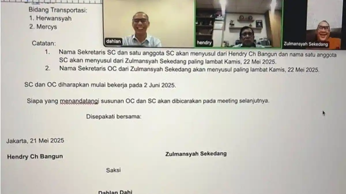 Rapat Bersama Dahlan Dahi, PWI Sepakati Panitia Kongres Persatuan, Mulai Kerja 2 Juni 2025