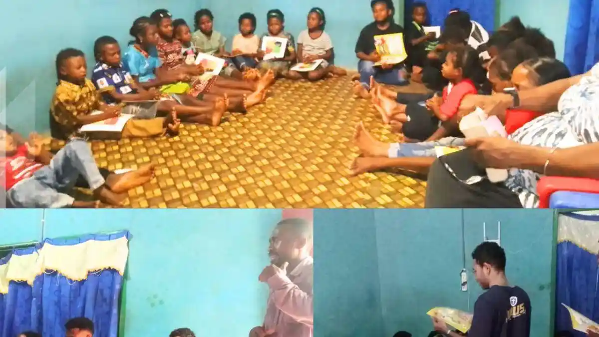 Gaungkan Semangat Pendidikan, GMKI Mengajar Hadir di Desa Ayambori Manokwari 