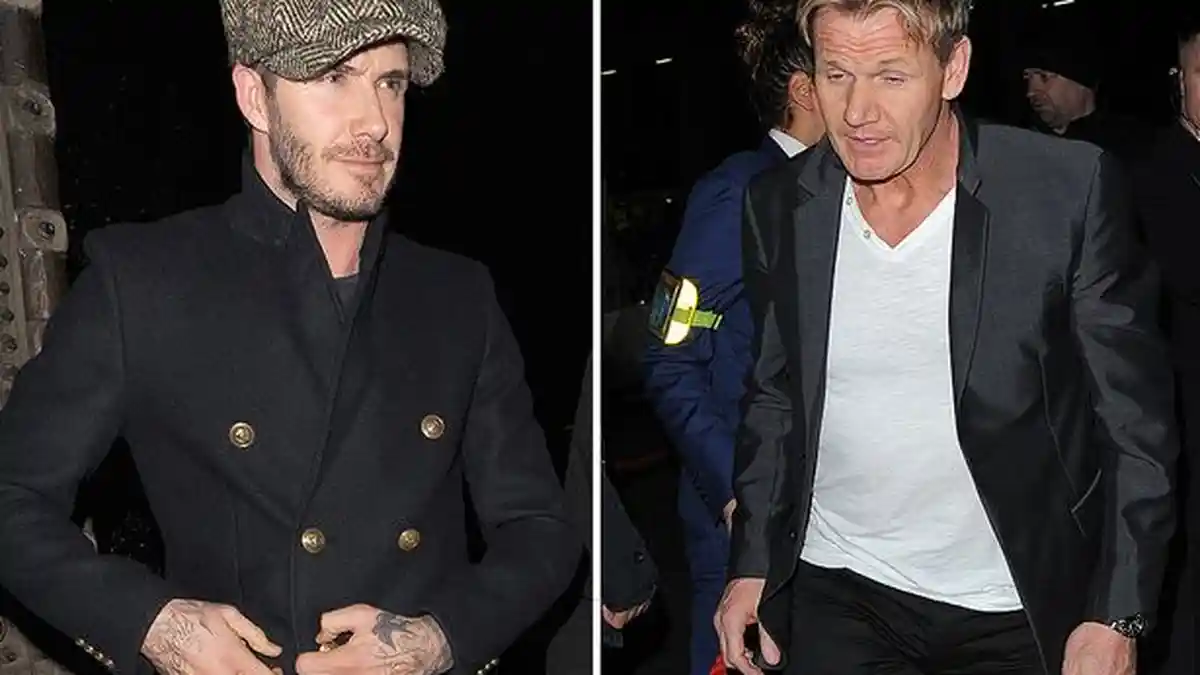David Beckham dan Gordon Ramsay Bersama di Chakana