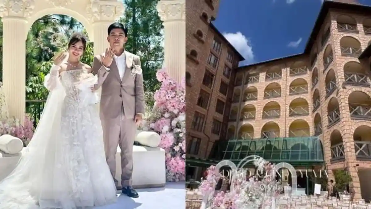 5 Potret Pernikahan Cindy Yuvia Eks JKT 48 dan Devid, Nikah Tema Kerajaan di Malaysia