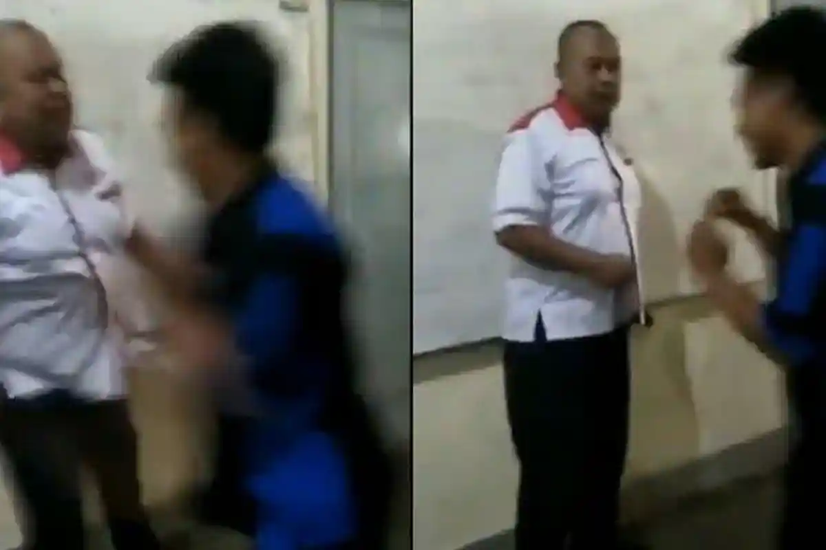 Video Viral Siswa Duel dengan Guru Sendiri di dalam Kelas, Teman Malah Bersorak dan Tertawakan