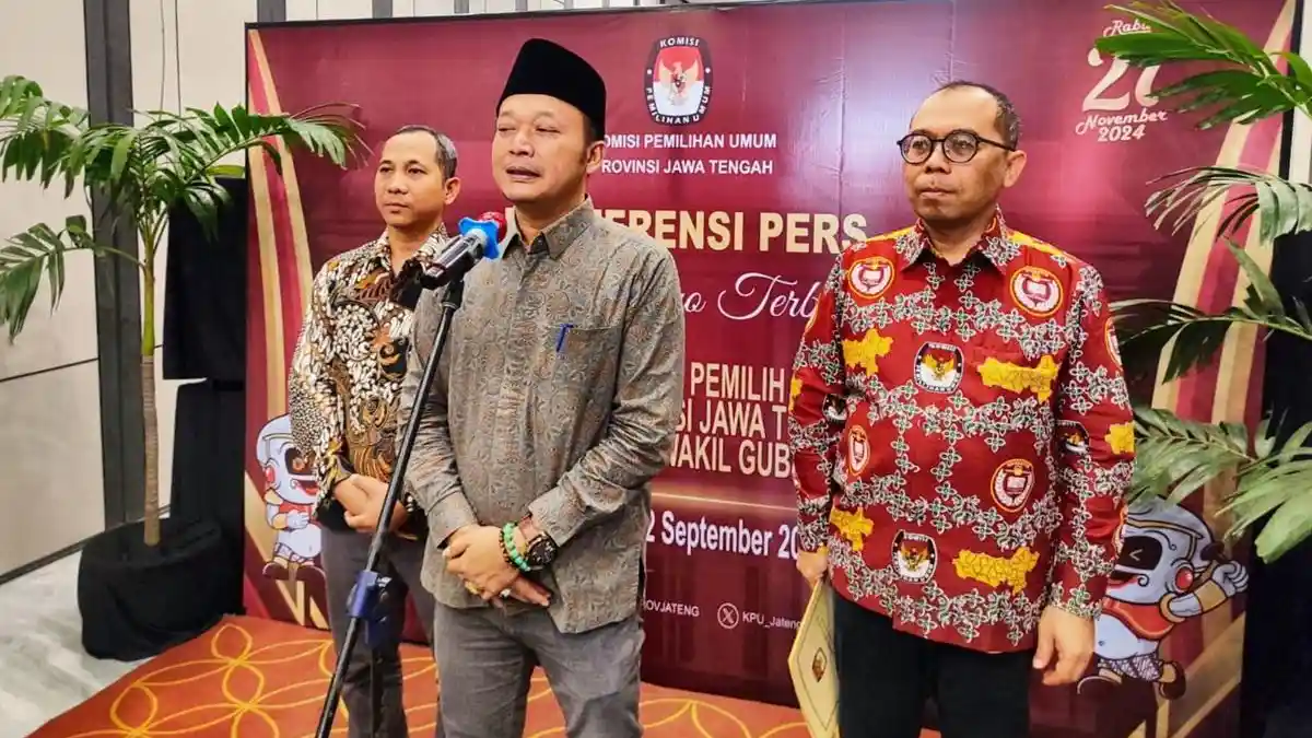 RESMI! 2 Paslon Berebut Kursi Gubernur Jateng, Siapa Dapat Nomor Urut Favorit?