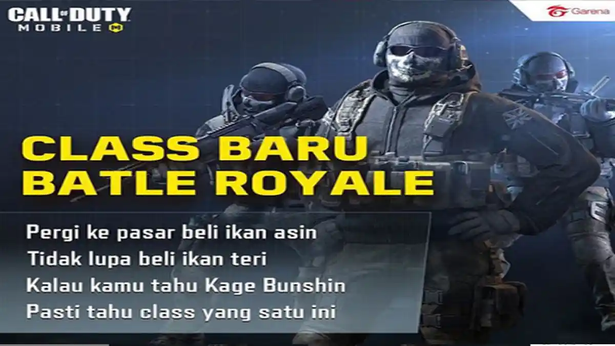 Update Terbaru Call Of Duty Mobile, Ada Mode Class Battle Royale yang Bisa Kagebunshin