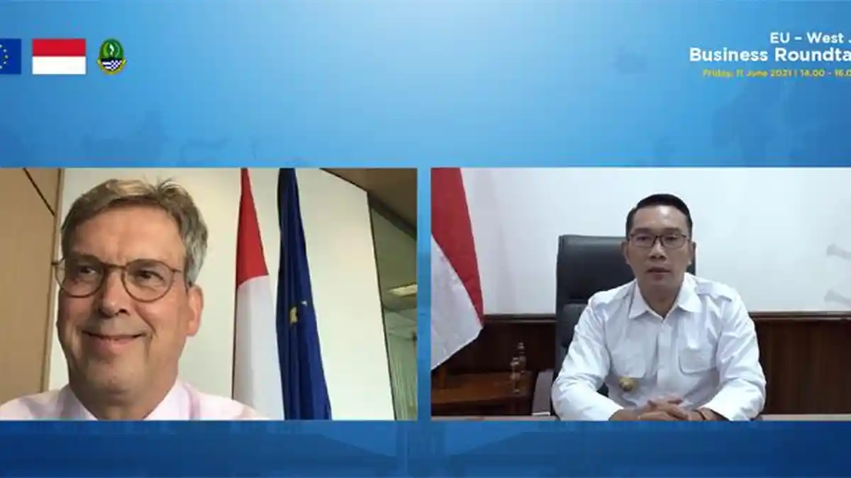 Kunjungan Virtual Delegasi EU ke Jawa Barat Bahas Potensi Dagang dan Investasi