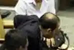 Angie Sondakh ikut Sidang Paripurna