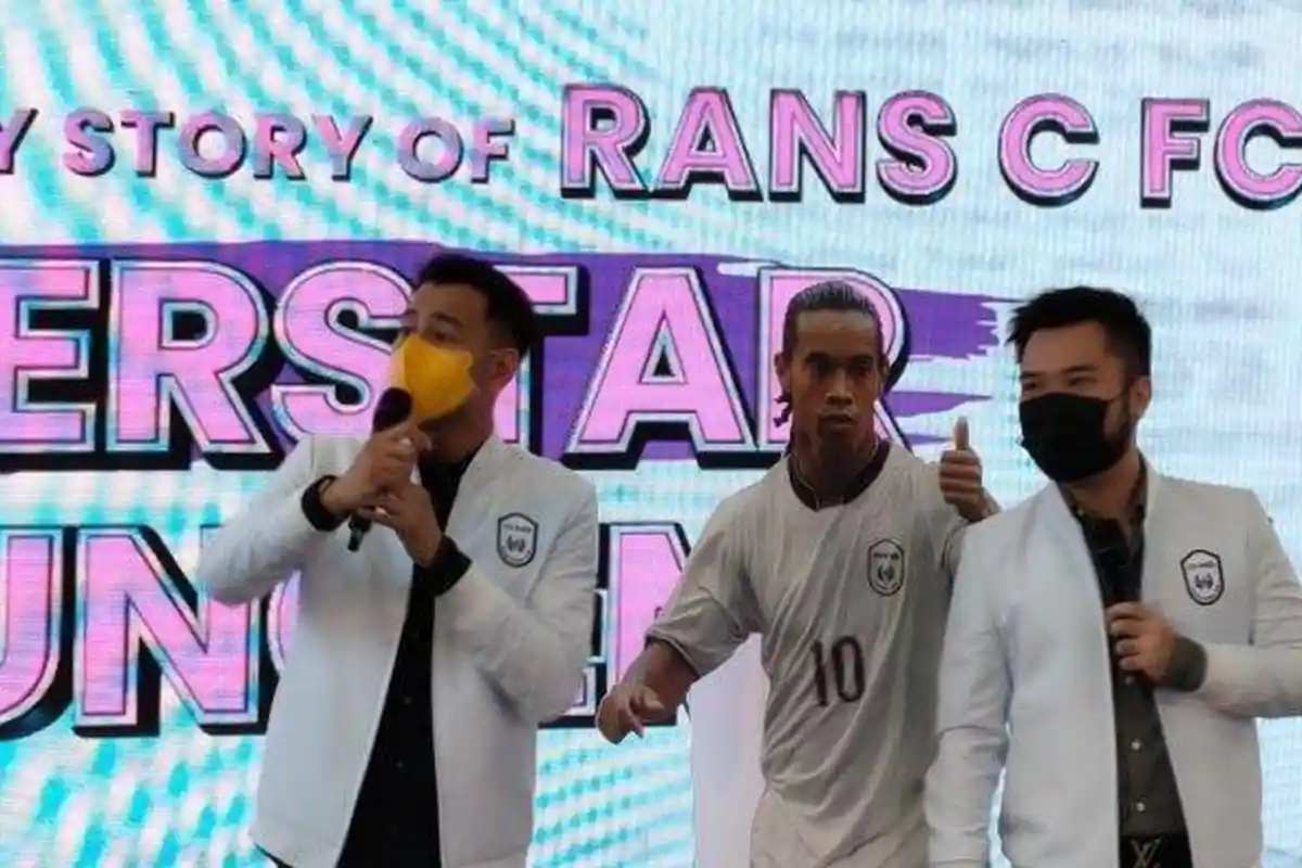 Raffi Ahmad Datangkan Ronaldinho, Gelar Pertandingan Bersama Rans Fc, Persija, Persis dan Arema