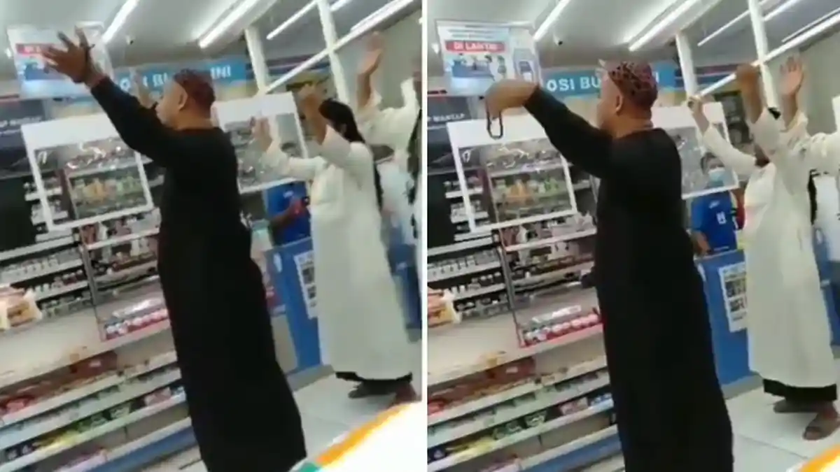 Viral Video Sekelompok Orang Lakukan Hal Ini di Minimarket, Pegawai Langsung Terkejut dan Mematung