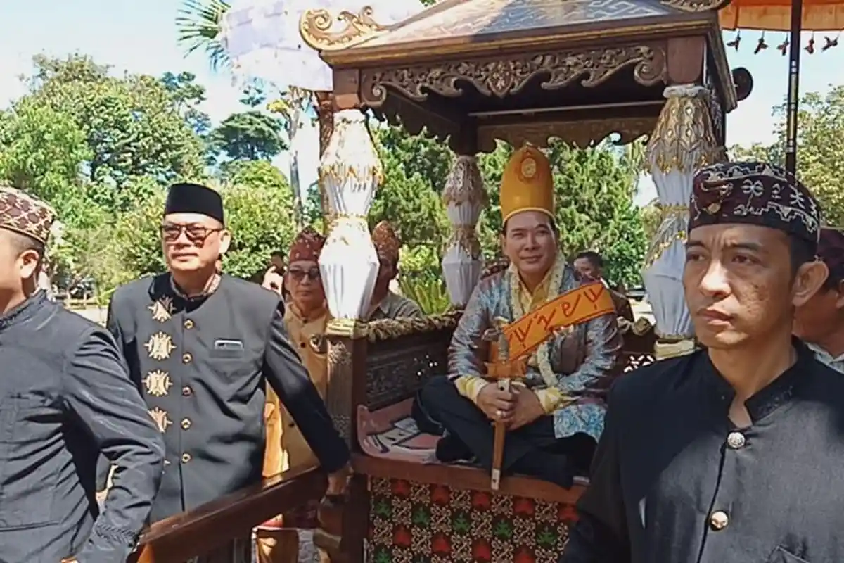 Sah, Tommy Soeharto Sandang Gelar Adat Pepadun Yang Mulia Datuan Bangsawan Mulia