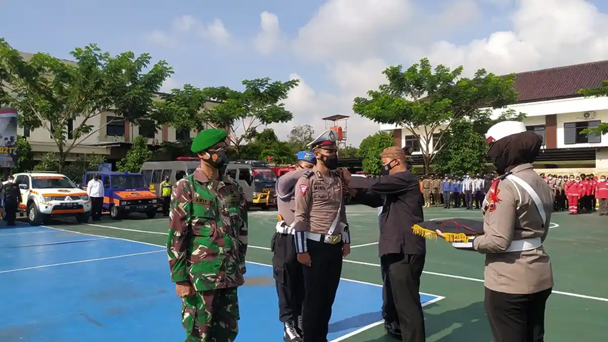 Nataru di Karanganyar, 460 Personel Gabungan Diterjunkan, Disebar ke 8 Pos Pengamanan Terpadu